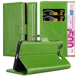 Cadorabo Coque Sony Xperia XZ1 Etui en Vert