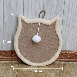 Avis Universal Griffes pour chat, coussin en sisal, protection contre les rayures, canapé, griffes pour chat, jouets rouges.