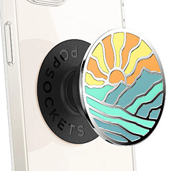 Popsockets PopGrip Enamel Mountain Rays Poignée Maintien et Support Multicolore