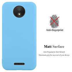 Cadorabo Coque Motorola MOTO C PLUS Etui en Bleu