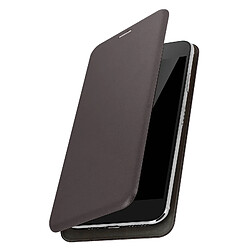 Avizar Étui Smartphone 5.4'' à 6'' Clapet Porte-carte Fonction Coulissante Gris Taupe