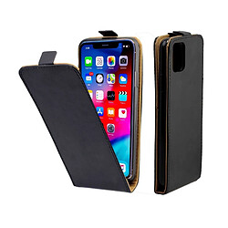 Wewoo Coque Etui en cuir de style professionnel TPU Flip avec fente pour carte iPhone11 Pro Max Noir