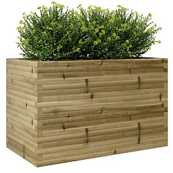 Avis vidaXL Jardinière 110x60x68,5 cm bois de pin imprégné