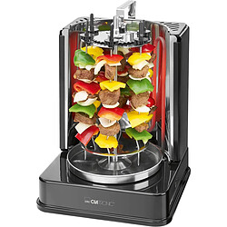 Avis Rôtissoire Multi-grill Verticale - Kebab, brochettes, rotation à 360°, 1400, Noir/Gris, Clatronic, DVG 3686