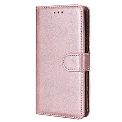 Coque en TPU + PU détachable avec support et sangle or rose pour votre Samsung Galaxy S22 5G