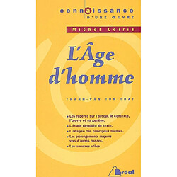 L'âge d'homme, Michel Leiris