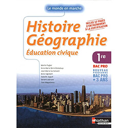 Histoire géographie, 1re bac pro : nouveau programme bac pro 3 ans - Occasion