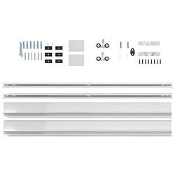 Acheter vidaXL Kit de quincaillerie de porte coulissante alliage d'aluminium