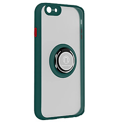 Avizar Coque iPhone 6 et 6S Bi-matière Bague Métallique Support Vidéo vert