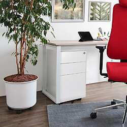 Conteneur roulant COLOR I Acier blanc hjh OFFICE