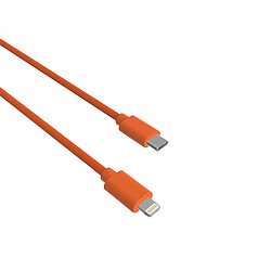 Jaym Câble USB-C vers Lightning 3A - 1,5 mètres - Collection POP - Orange