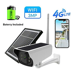 Totalcadeau Camera de surveillance Solaire Carte SIM 3G et 4G waterproof IR