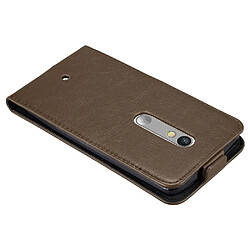 Avis Cadorabo Coque Motorola MOTO X PLAY Etui en Marron