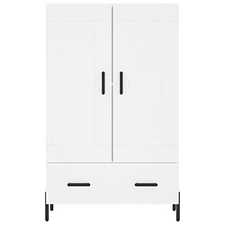 Acheter vidaXL Buffet haut blanc 69,5x31x115 cm bois d'ingénierie