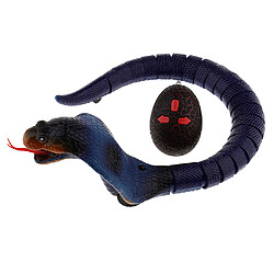 nouveauté télécommande modèle de serpent à sonnettes bleu pour les blagues de jouets gag enfants effrayants