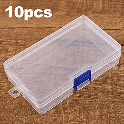 Wewoo Transparent Conteneur de rangement en plastique 10 PCS