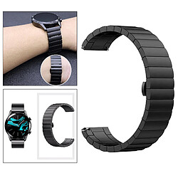 20 Mm / 22 Mm De Remplacement Du Bracelet De Montre-bracelet En Acier Inoxydable 20 Mm Noir