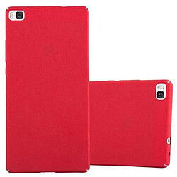 Cadorabo Coque Huawei P8 Etui en Rouge