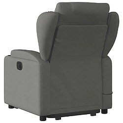 Acheter vidaXL Fauteuil de massage inclinable Gris foncé Tissu