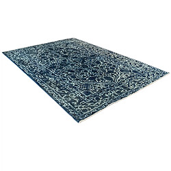 Vidal Tapis de laine 295x196 Bleu Vintage Royal