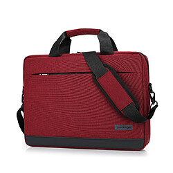 Sac d'ordinateur de 14 pouces étanche à l'usure portable portable porte-n ° 1 # -red