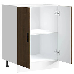 Acheter vidaXL Armoire de cuisine Porto chêne marron bois d'ingénierie