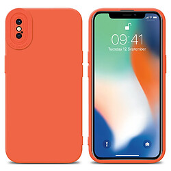 Cadorabo Coque iPhone XS MAX Etui en Orange