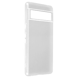 Avizar Coque Google Pixel 7 Silicone Gel Flexible Fine et Légère blanc translucide