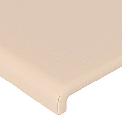 Acheter Maison Chic Lot de 2 Têtes de lit design pour chambre - Décoration de lit Cappuccino 72x5x78/88 cm Similicuir -MN89108