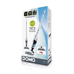 Acheter DOMO Aspirateur balai DO216SV - 2 en 1 - Systeme cyclonique - Batterie Li-Ion 14,4 V - Autonomie 40 min - Blanc