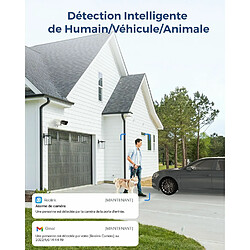 Avis Reolink 8MP Caméra Surveillance PoE Extérieure, Double Objectif Vision 180°, Détection Personne/Véhicule/Animaux, Vision Nocturne Couleur, Audio Bidirectionnel