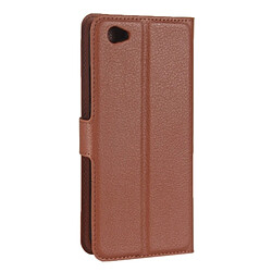 Avis Wewoo Coque marron pour cartes et porte-monnaie vivo X9s Litchi Texture horizontale Flip étui en cuir avec titulaire fentes