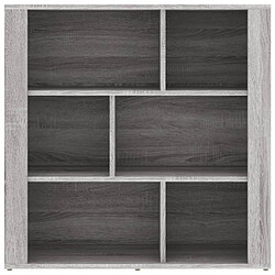 Acheter vidaXL Buffet Sonoma gris 80x30x80 cm Bois d'ingénierie