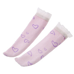 Mignon Haut En Dentelle Au-dessous Des Chaussettes De Genou Pour 12 Pouces Blythe Doll Dress Up Accs Pink pas cher