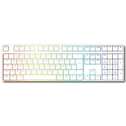 Ducky Channel Jeu de 109 touches Ducky PBT Doubleshot blanches