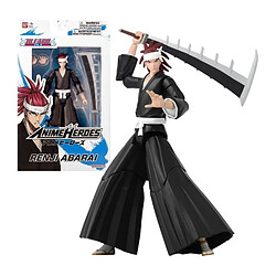 Bandai - Anime Heroes - Bleach - Figurine Anime Heroes 17 cm - Abarai Renji - 36972 Multicolore