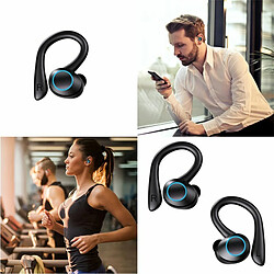 Avis Q23 Pro Casque Bluetooth Sans Fil Antibruit Stéréo Basse Écouteur Étanche Noir