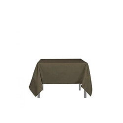 Soleil D'Ocre Nappe carré anti-tâches Alix - L 180 x l 180 cm - Marron