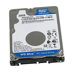 Western Digital Disque Dur 320Go SATA III 2.5" WD Blue WD3200LPCX-22VHAT1 6Gbps 5400RPM 16Mo - Occasion