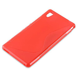 Cadorabo Coque Sony Xperia M4 AQUA Etui en Rouge