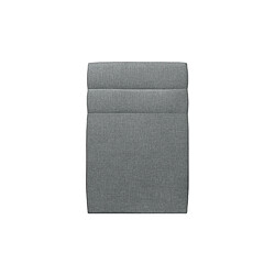 Sommeil de plomb Tete de lit Lignes Tissu Gris anthracite L 90 cm - Ep 10 cm rembourré