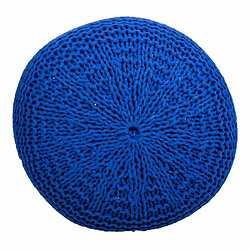 Avis Pouf Alexandra House Living Bleu foncé polystyrène 38 x 28 x 38 cm