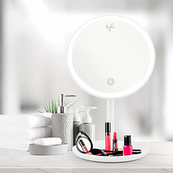 Miroir Bluetooh Led Avec Micro Et Haut Parleur Be Lite Yoghi pas cher