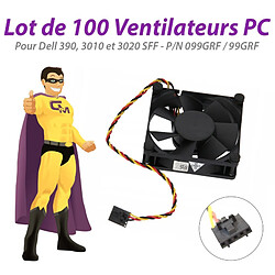 Lot x100 Ventilateurs PC Dell 390 3010 3020 SFF 099GRF 99GRF Boîtier OptiPlex - Occasion