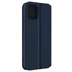 Avizar Housse Folio iPhone 12 Pro Max Portefeuille Fonction Support Vidéo bleu nuit