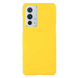 Coque en TPU antichoc, caoutchouté, surface brillante, jaune pour votre OnePlus 9RT 5G