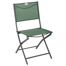 Hesperide Chaise de jardin pliable Modula - Vert Olive et Gris Graphite