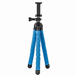 HAMA Trépied "Flex" pour smartphone et GoPro, 26 cm, bleu