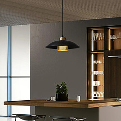 Universal Lustre en fer forgé minimaliste, 220V sans lumière, E27 lumière lustre en fer forgé, salon, salle à manger, café-bar lustre, or noir pas cher