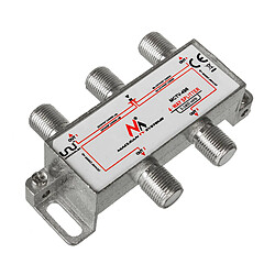 Acheter Maclean Répartiteur d'antenne satellite 4 sorties 1/4